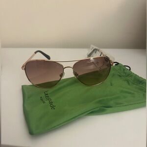 Kate Spade emmaline rose gold sunglasses